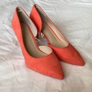 H&M pink suede pump